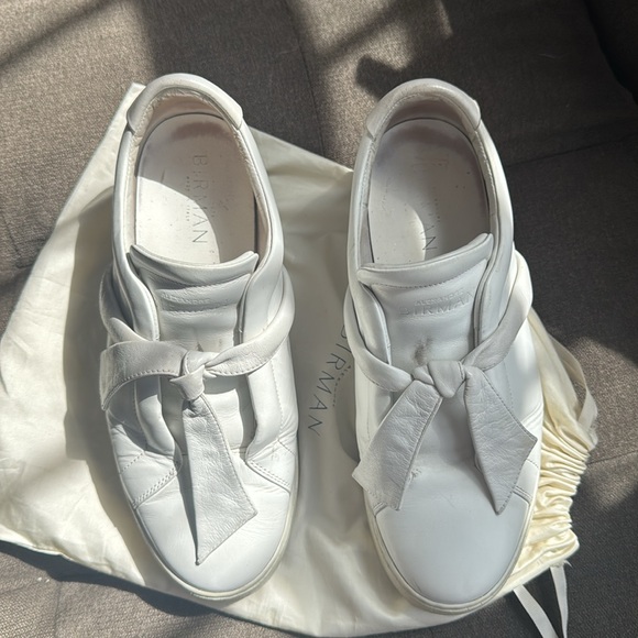 Alexandre Birman White Leather Sneakers, Women’s 39 (8.5)